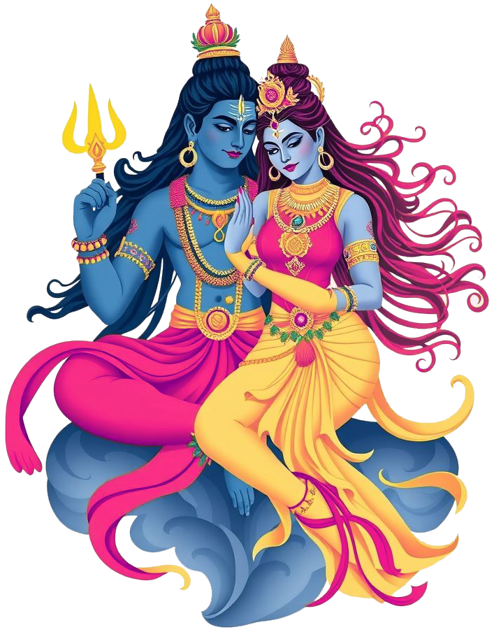 Shiva und Shakti Symbol